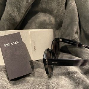 PRADA SPR11T black sunglasses